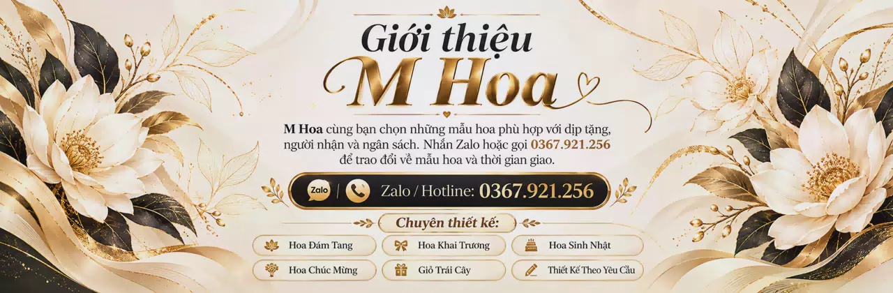 Ảnh bìa Shop hoa tươi Xã Vĩnh Phước Cà Mau - Tư vấn mẫu hoa hợp ngân sách
